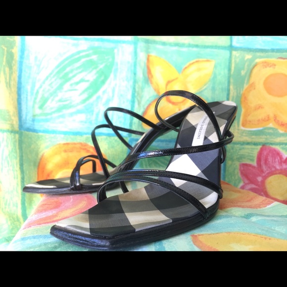 Diego Dolcini Fabric Straps Slim Heel Sandals - Picture 7 of 8